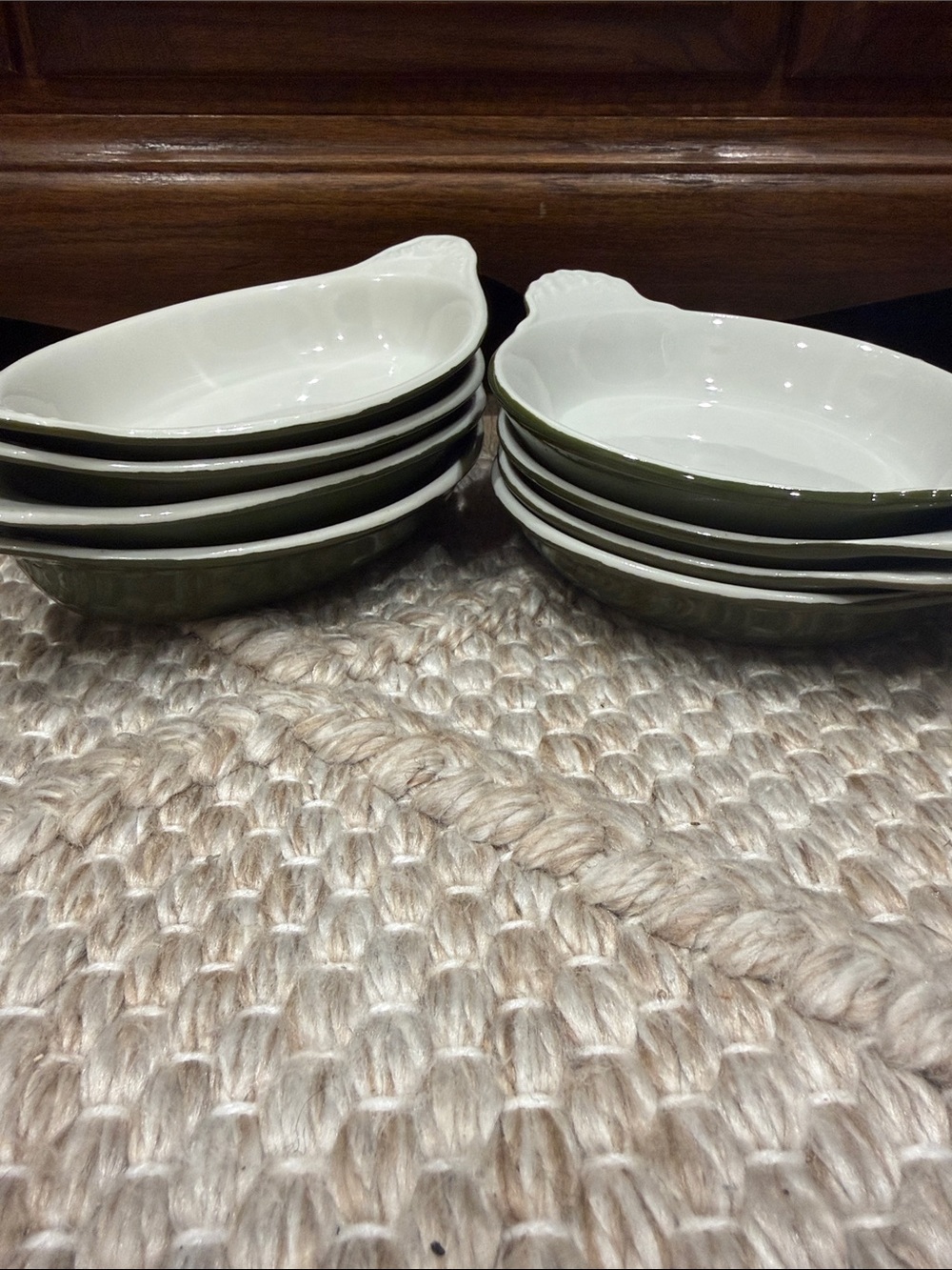 Vintage Hall 527 8 inch and 433 6.5 inch individual casserole dishes
